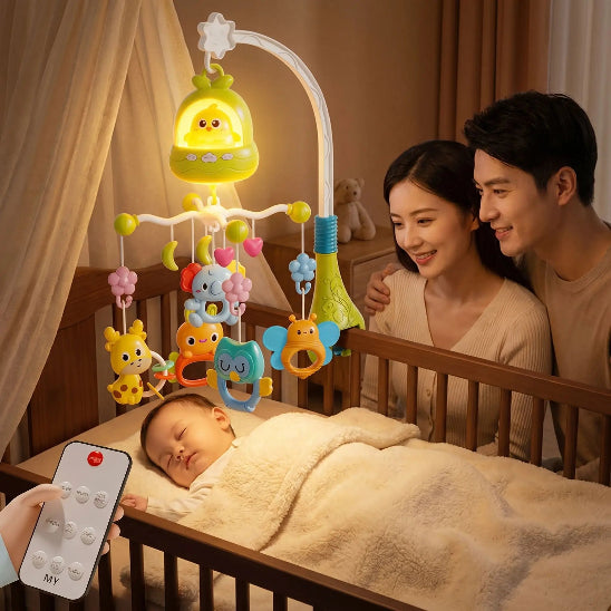 Mobile bebe musical lumineux