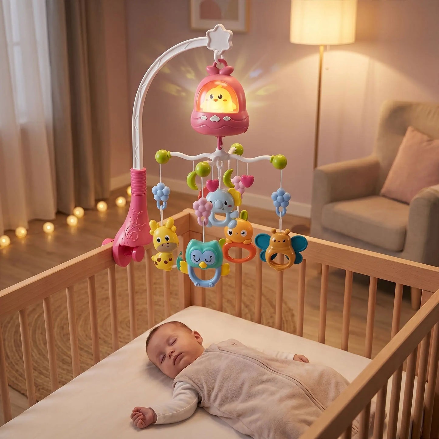 Mobile bebe musical lumineux | Sommeil Doux