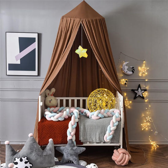 Ciel de lit bebe - Royal ™ Marron