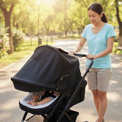 Par soleil pour poussette