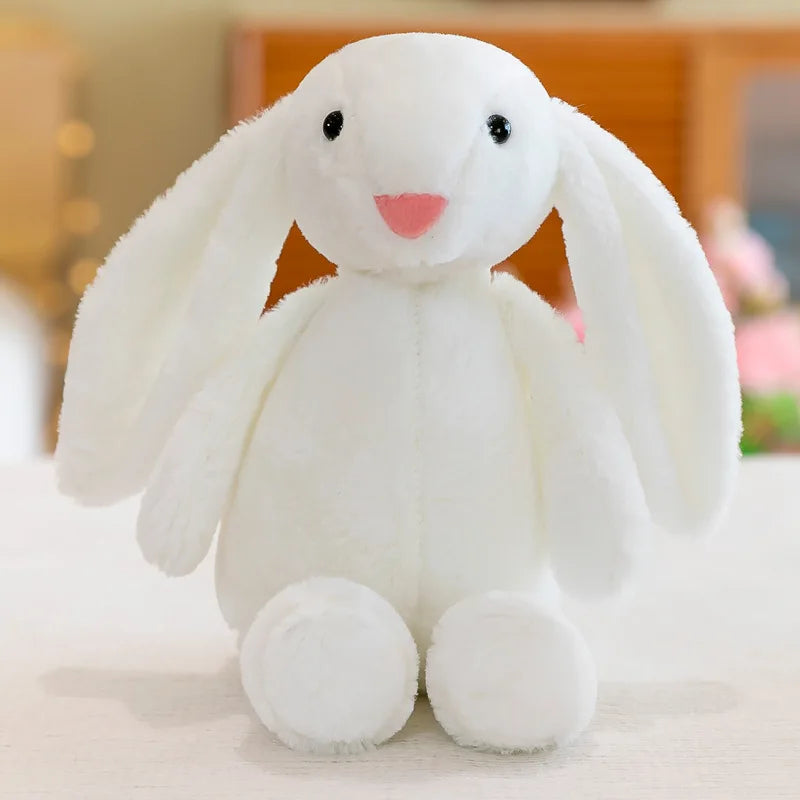 peluche lapin blanche