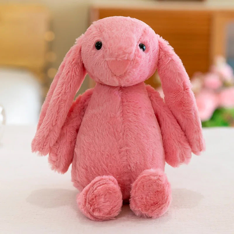 peluche lapin rose