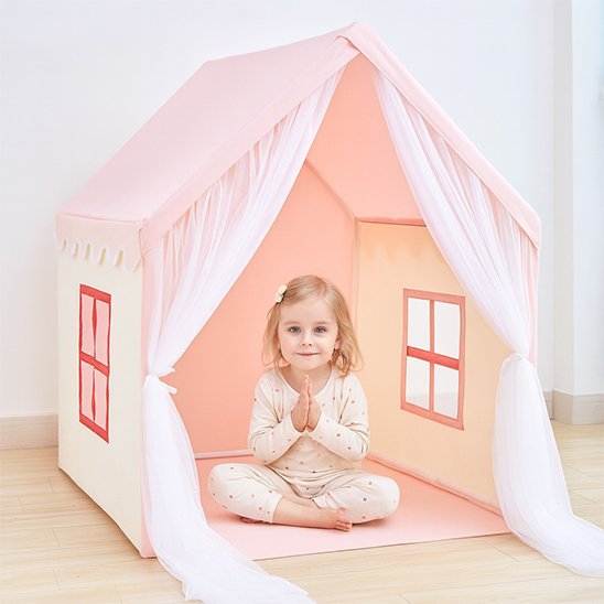 Tente pour enfant rose