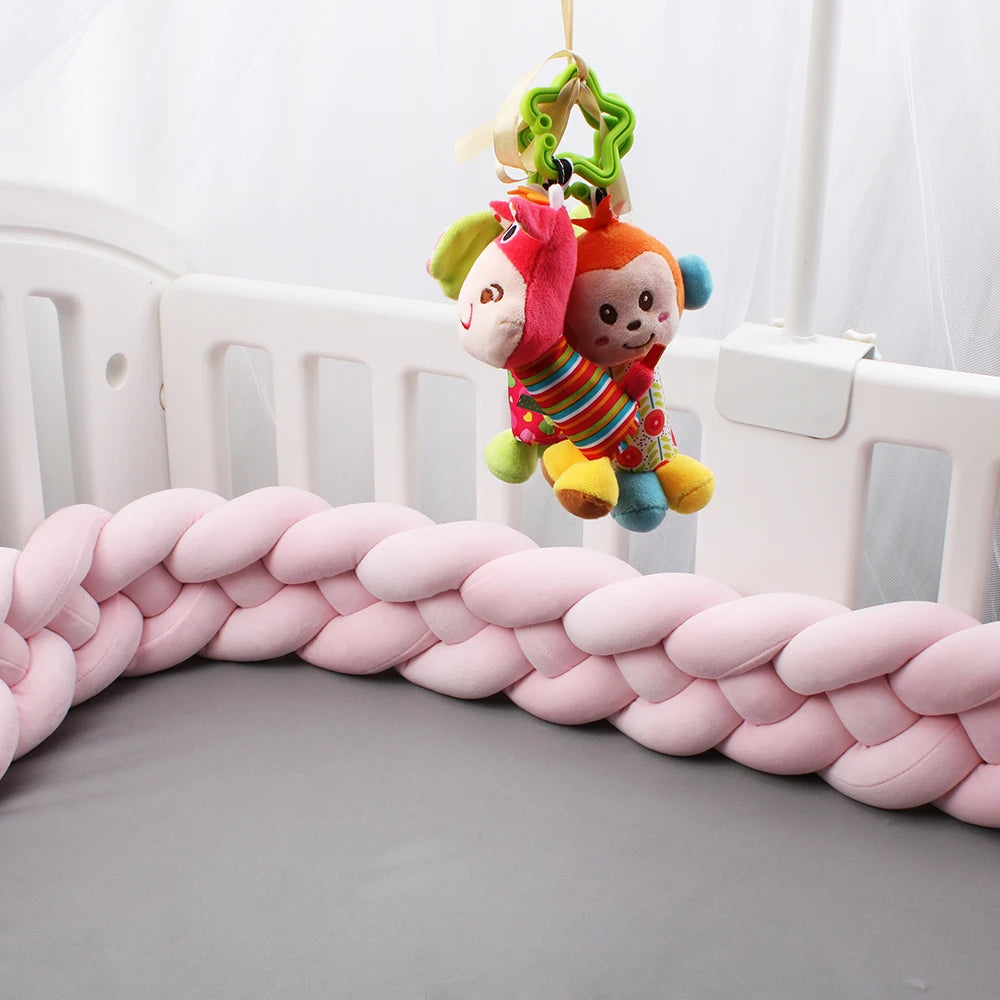 Tresse de lit rose