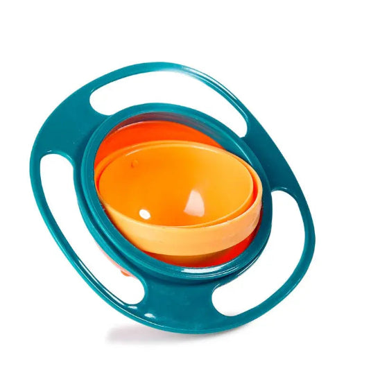 vaisselle bebe sans BPA bleu orange
