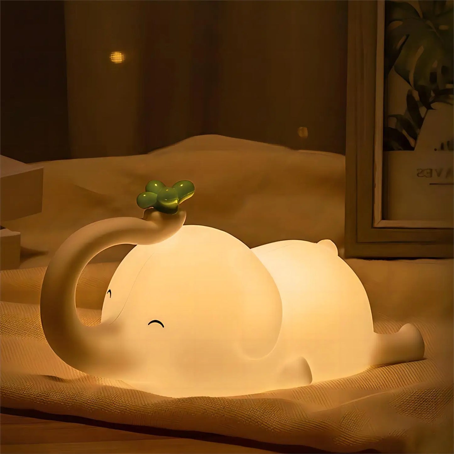 Veilleuse animaux-Mouton-Panda-Éléphant