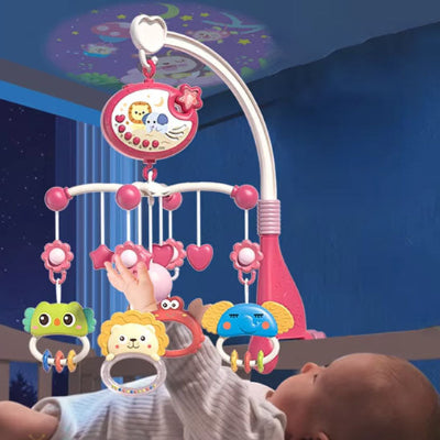 Mobile bebe musical lumineux - solution sommeil bebe