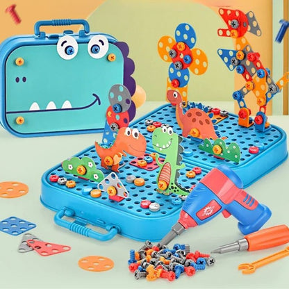 Boîte à outils Montessori - DinoBricolo™  | Jouet éducatif dinosaure