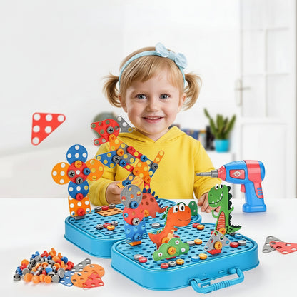 Boîte à outils Montessori - DinoBricolo™  | Jouet éducatif dinosaure