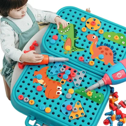 Boîte à outils Montessori - DinoBricolo™  | Jouet éducatif dinosaure