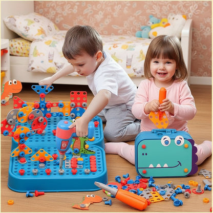 Boîte à outils Montessori - DinoBricolo™  | Jouet éducatif dinosaure