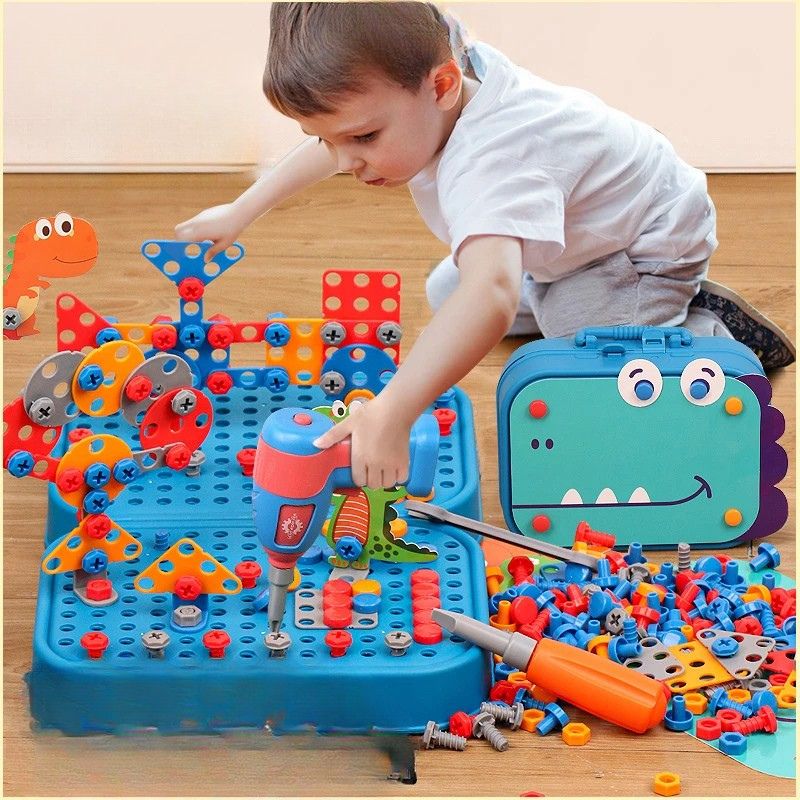 Boîte à outils Montessori - DinoBricolo™  | Jouet éducatif dinosaure