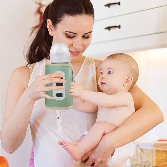 Chauffe biberon intelligent portable  Nomade léger et sécuritaire