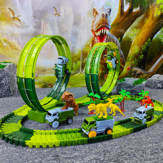 circuit voiture enfant dinozoo