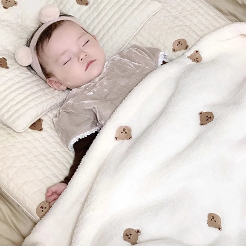 couverture d'emmaillotage pour bébé/Polaire