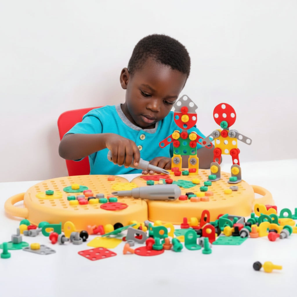 La boite a outils Montessori enfant de cinq ans 