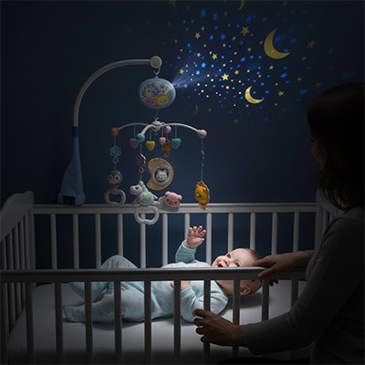 Mobile bebe musical lumineux