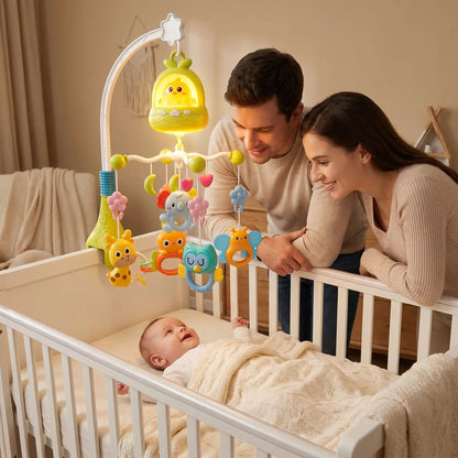 Mobile bebe musical lumineux vert