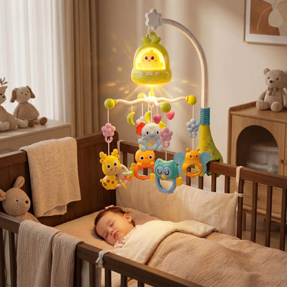 Mobile bebe musical lumineux vert