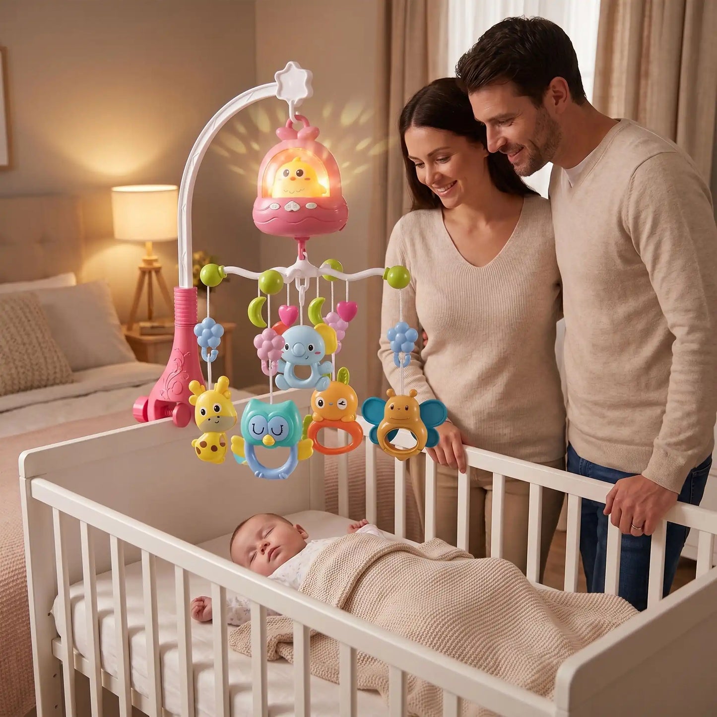 Mobile bebe musical lumineux | Sommeil Doux