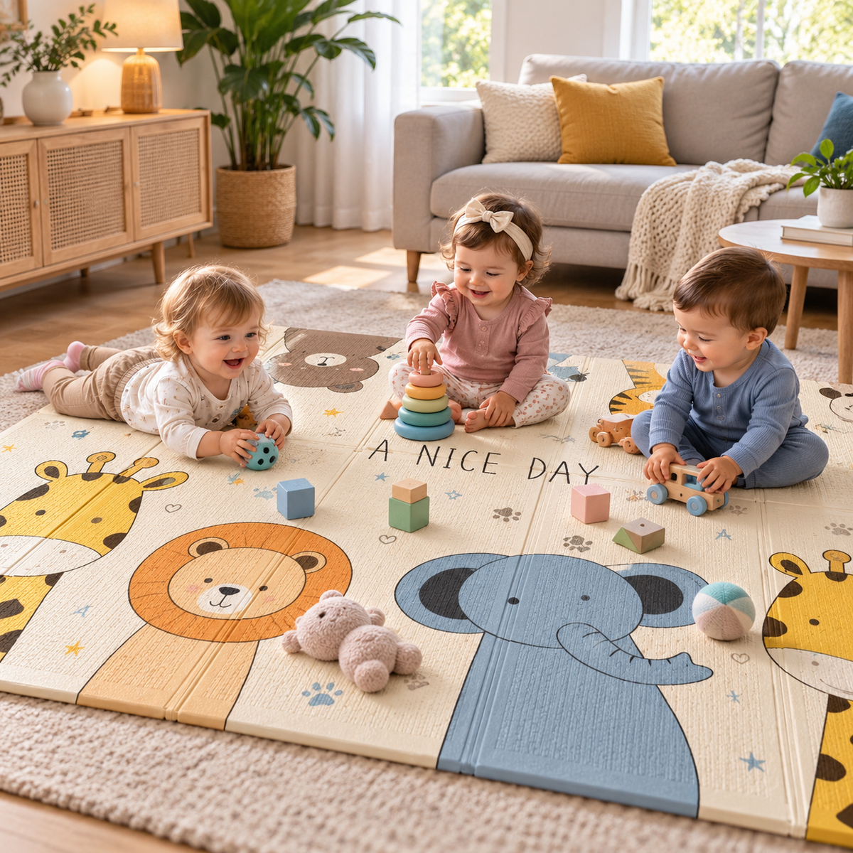 Tapis motricité bébé | Sécurilou™