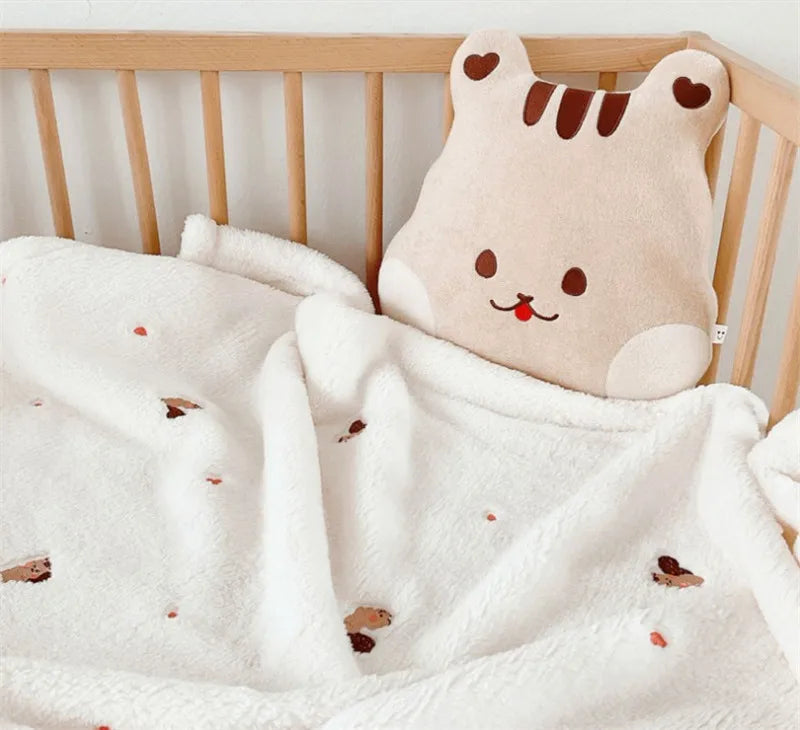 couverture d'emmaillotage pour bébé/Polaire