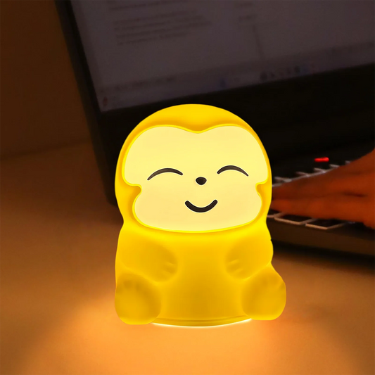 Veilleuse bebe singe -rechargeable USB –Douceur, lumière apaisante et sécurité pour bébé