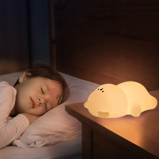 Veilleuse enfant ours design adorable pour rituel du coucherapaisant