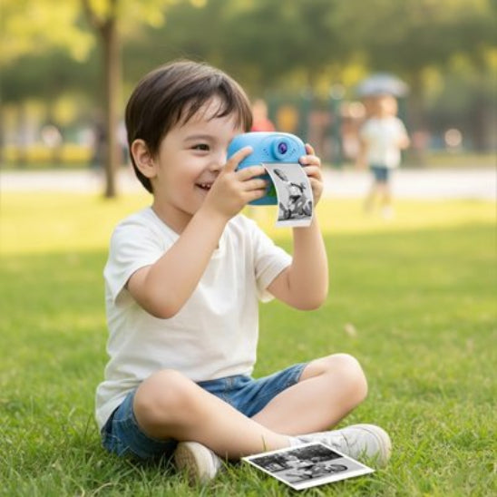 Appareil photo enfant bleu