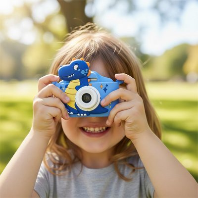 Appareil photo pour enfant-bleu
