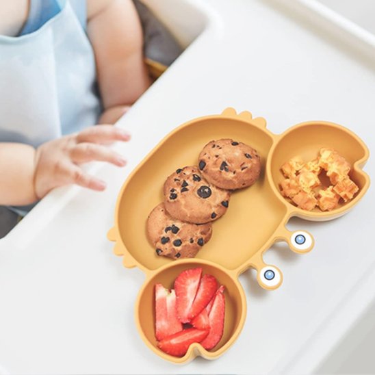 Assiette bebe silicone