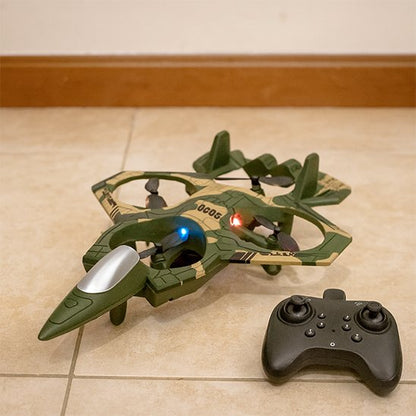 Avion télécommandé robuste verte