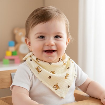 Bavoir bandana protége-vêtements