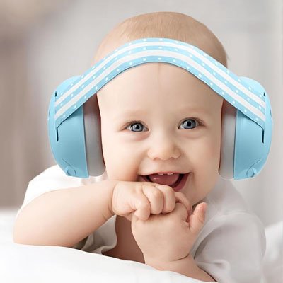 casque-anti-bruit-bleu-accessoire- protection- bruit -chambre- bébé