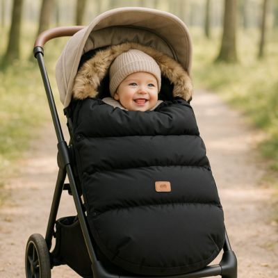 chancelière poussette noire