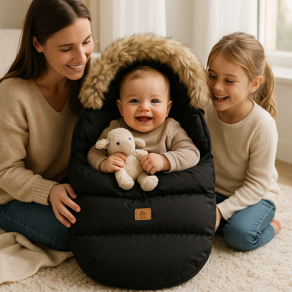 chancelière poussette noire