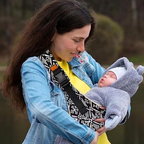 Écharpe de portage bébé