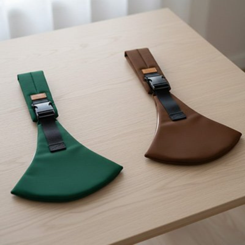 Écharpe de portage vert et marron