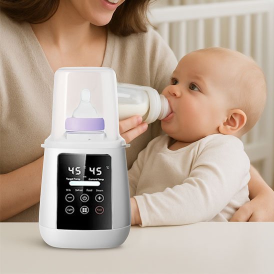 stérilisateur et chauffe biberons réglable et sécuritaire