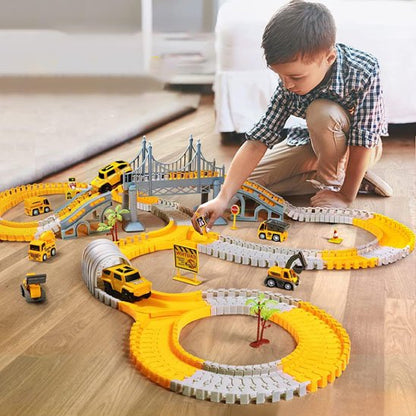 Circuit voiture enfant avec voiture