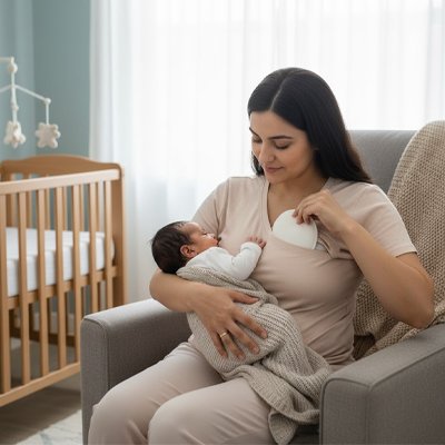 Coussinet d'allaitement réutilisable