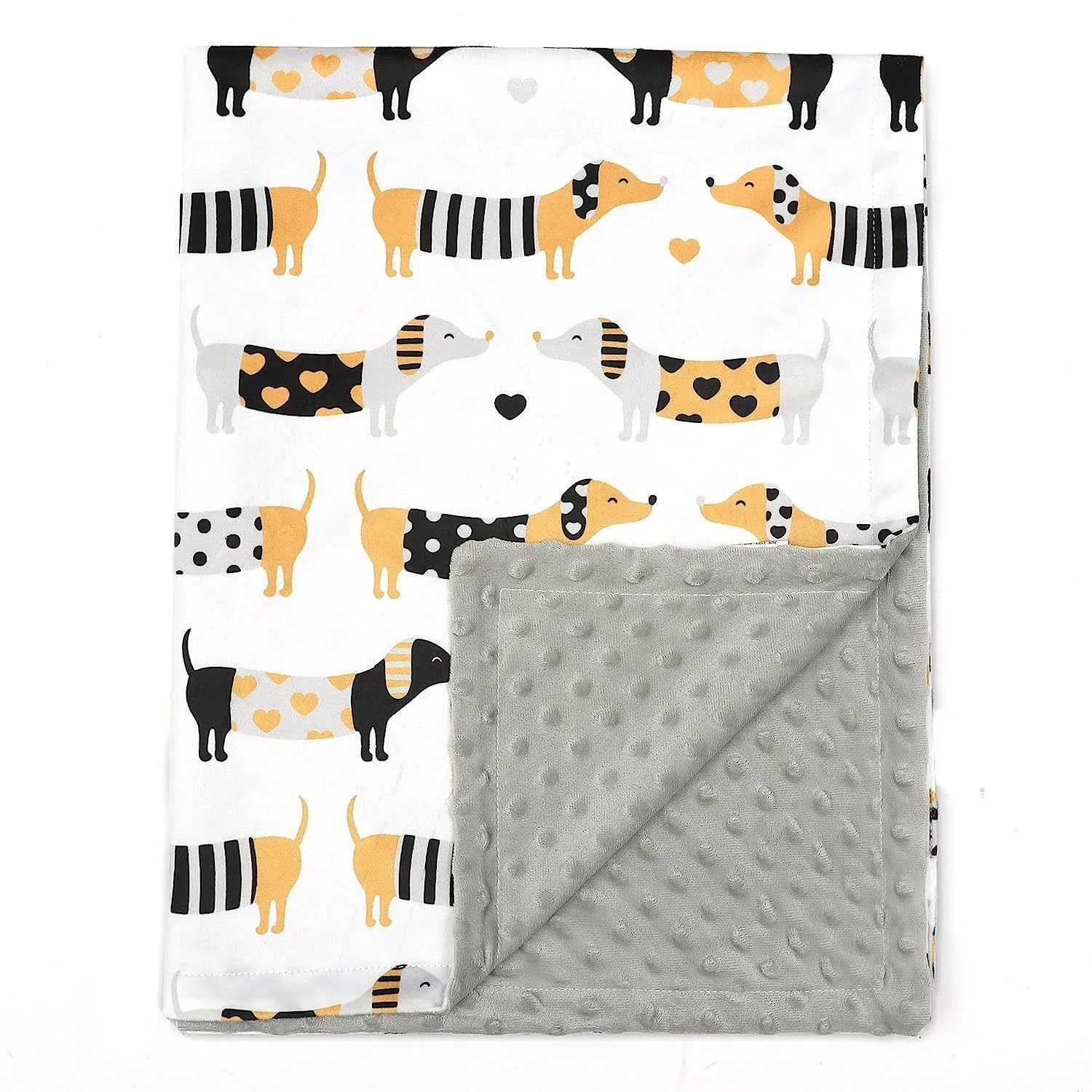 couverture-bebe-dessin-CHIEN-coeur