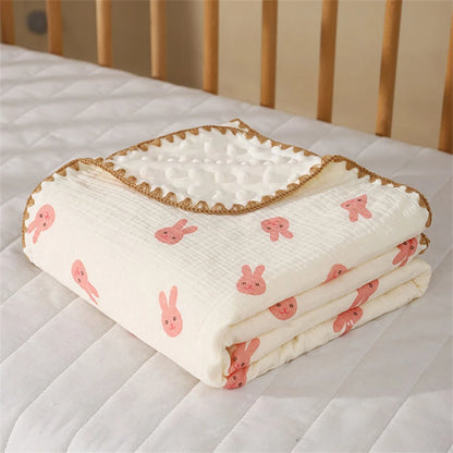 couverturechaude bebe rose double