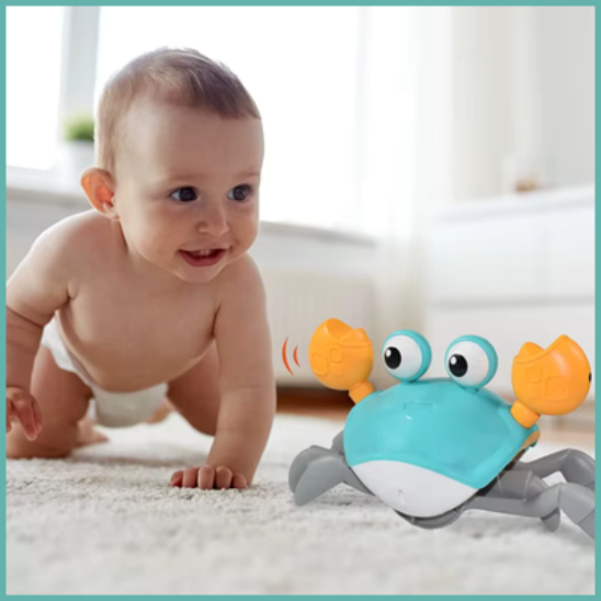 crabe jouet bebe éducatif et amusant