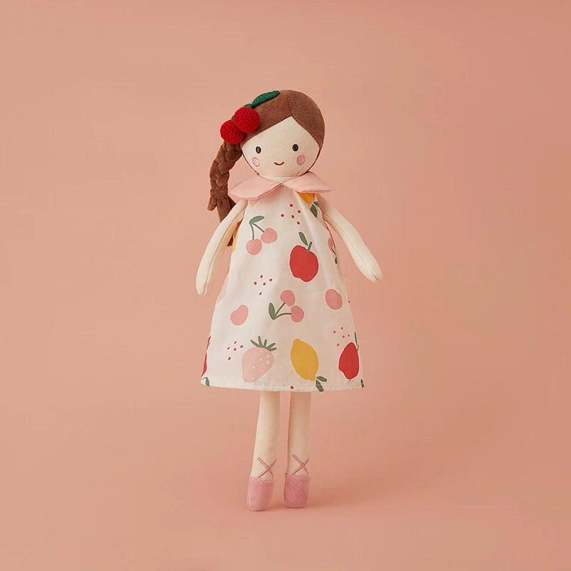 doudou-fille-Ballerine-fruits-rose