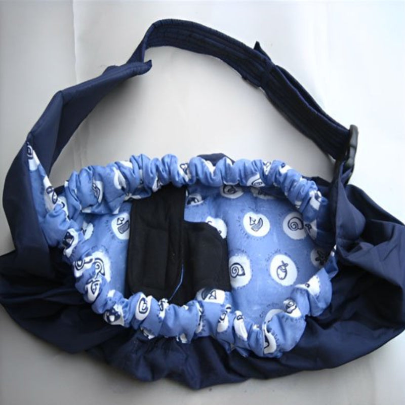 Echarpe de portage bleu léger