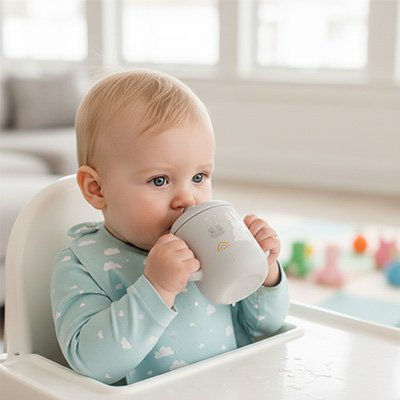 Gobelet bebe anti- diversement et antifuite