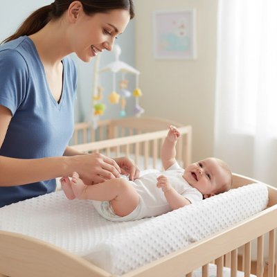 Housse matelas à langer maman changer la couche