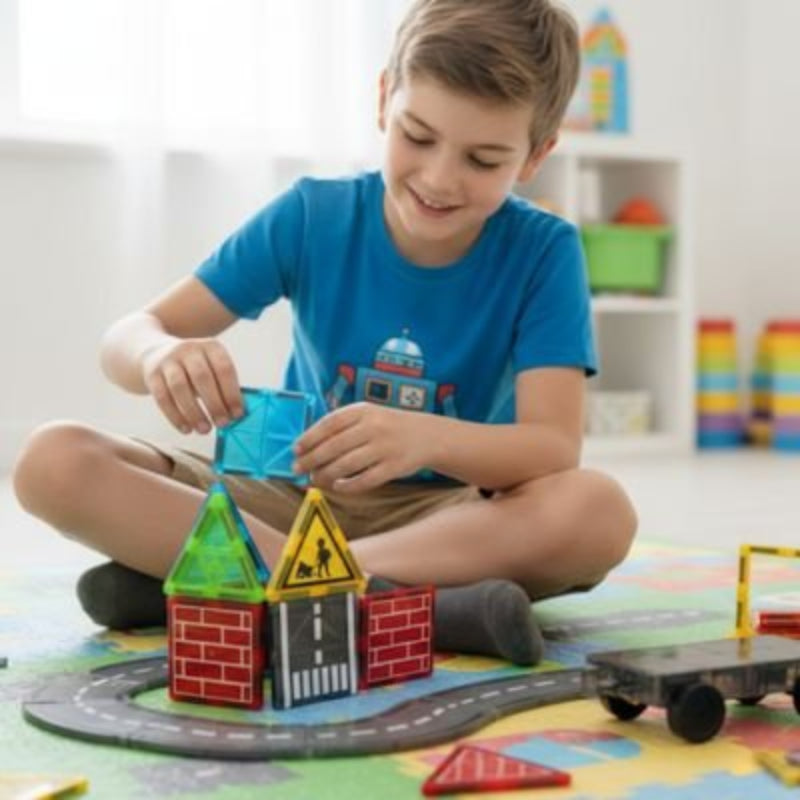 Jeu de construction magnétique