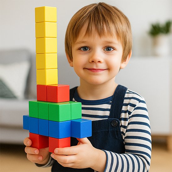 Jeu de construction magnétique multi couleur